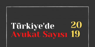 Türkiye’de Avukat Sayıları 2019