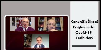 Kanunilik İlkesi Bağlamında Covid-19 Tedbirleri