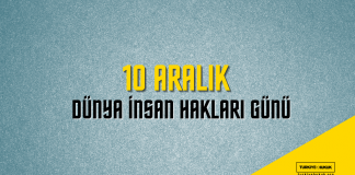 10 Aralık Dünya İnsan Hakları Günü