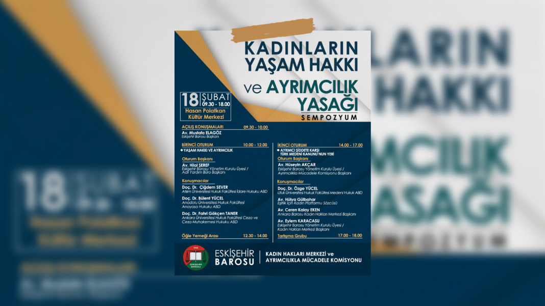 Kadınların Yaşam Hakkı ve Ayrımcılık Yasağı Sempozyumu