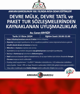 Devre Mülk, Devre Tatil ve Paket Tur Sözleşmelerinden Kaynaklanan Uyuşmazlıklar