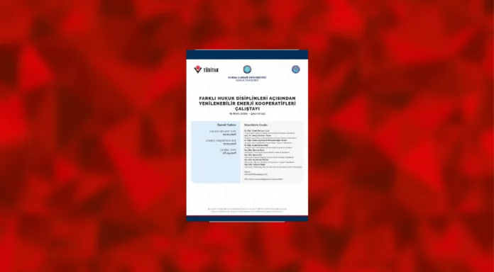Yenilenebilir Enerji Kooperatiflerinde Hukuki Altyapının Geliştirilmesi