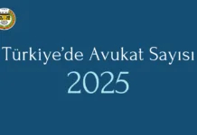Türkiye’de Avukat Sayıları 2025